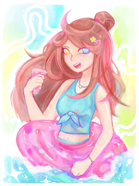 Leiloo Summer Water Portrait