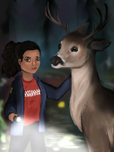 Saga Anderson And Deer
