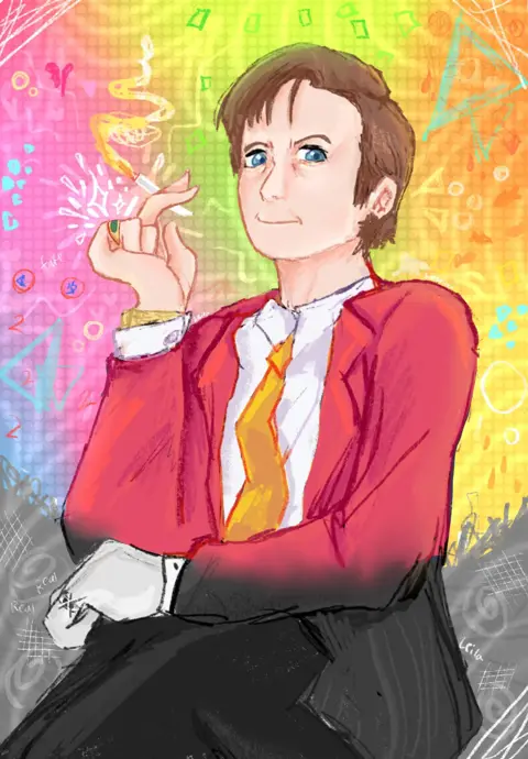 Jimmy Mcgill Smoking Doodles