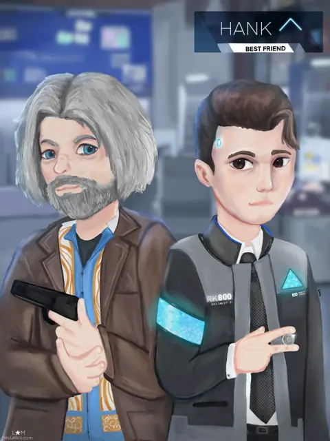 Connor Rk800 And Hank